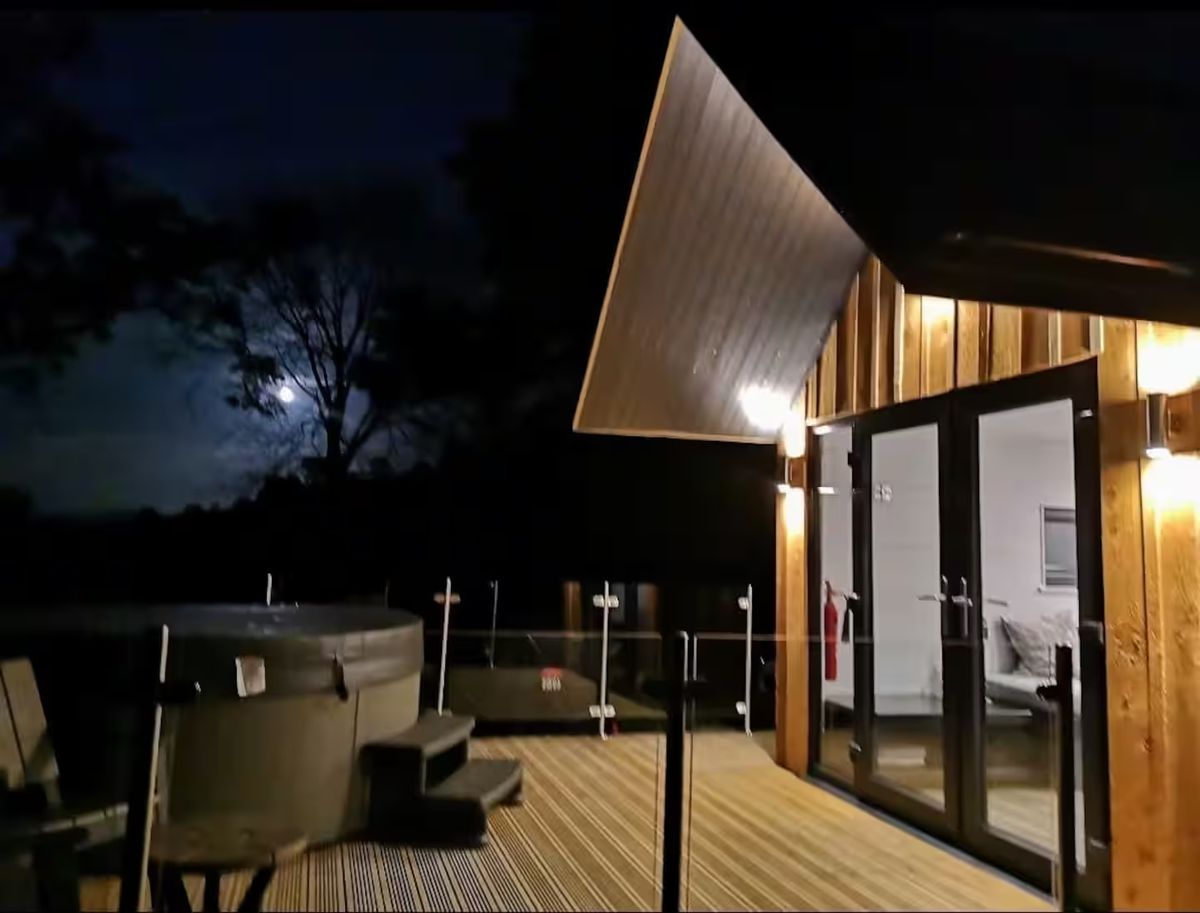 Cabin by Moonlight