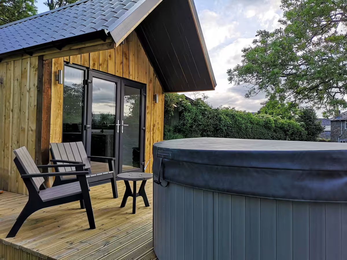 Chairs and Hot Tub